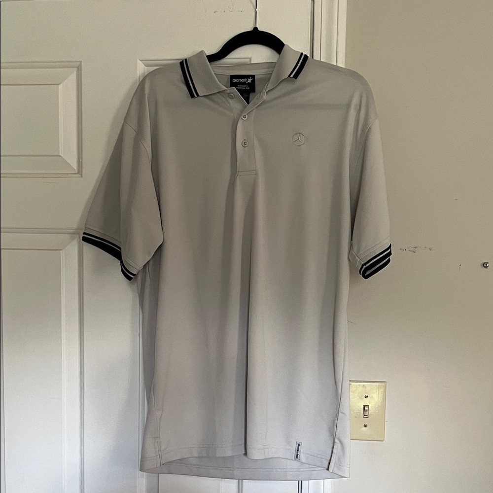 Mercedes Gray Polo Shirt
